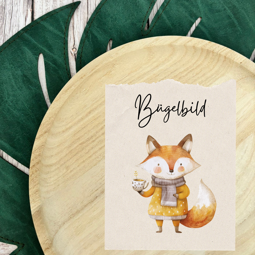 Bügelbild Cozy Fox