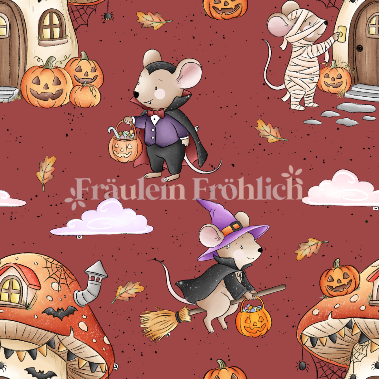 1m Jersey Halloweenmaus