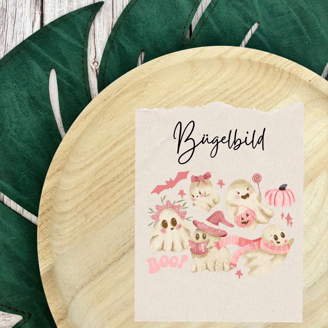 Bügelbild Girly Halloween