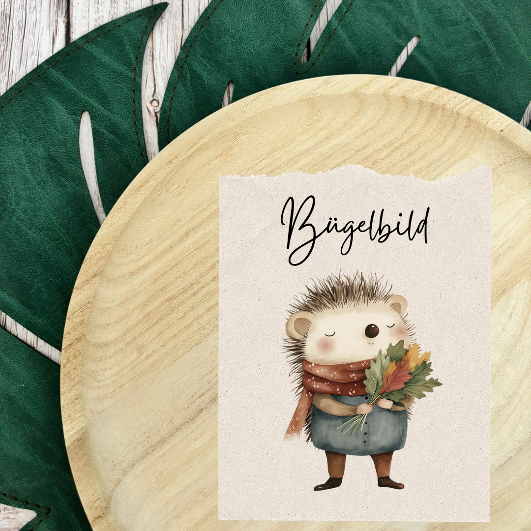 Bügelbild Ignaz Igel