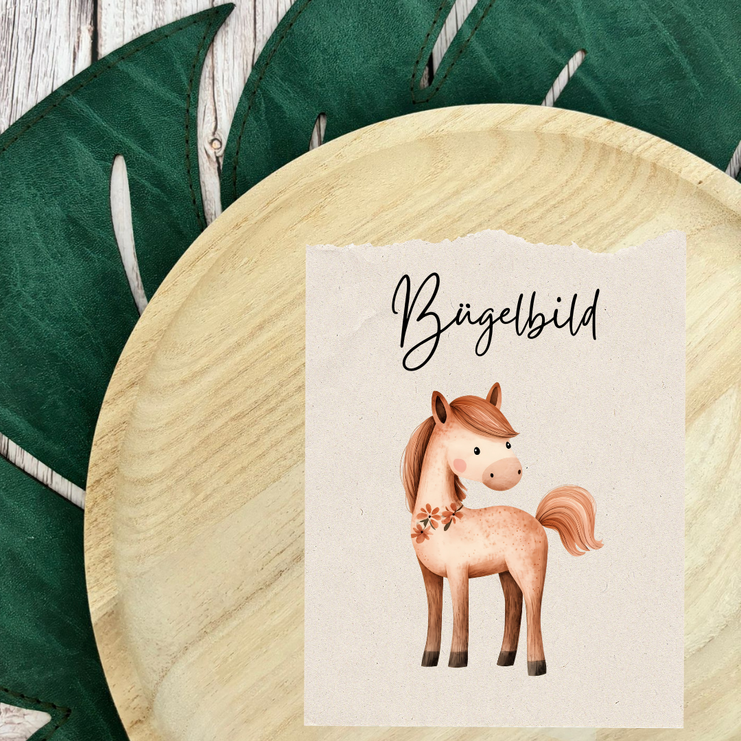 Bügelbild Fohlen