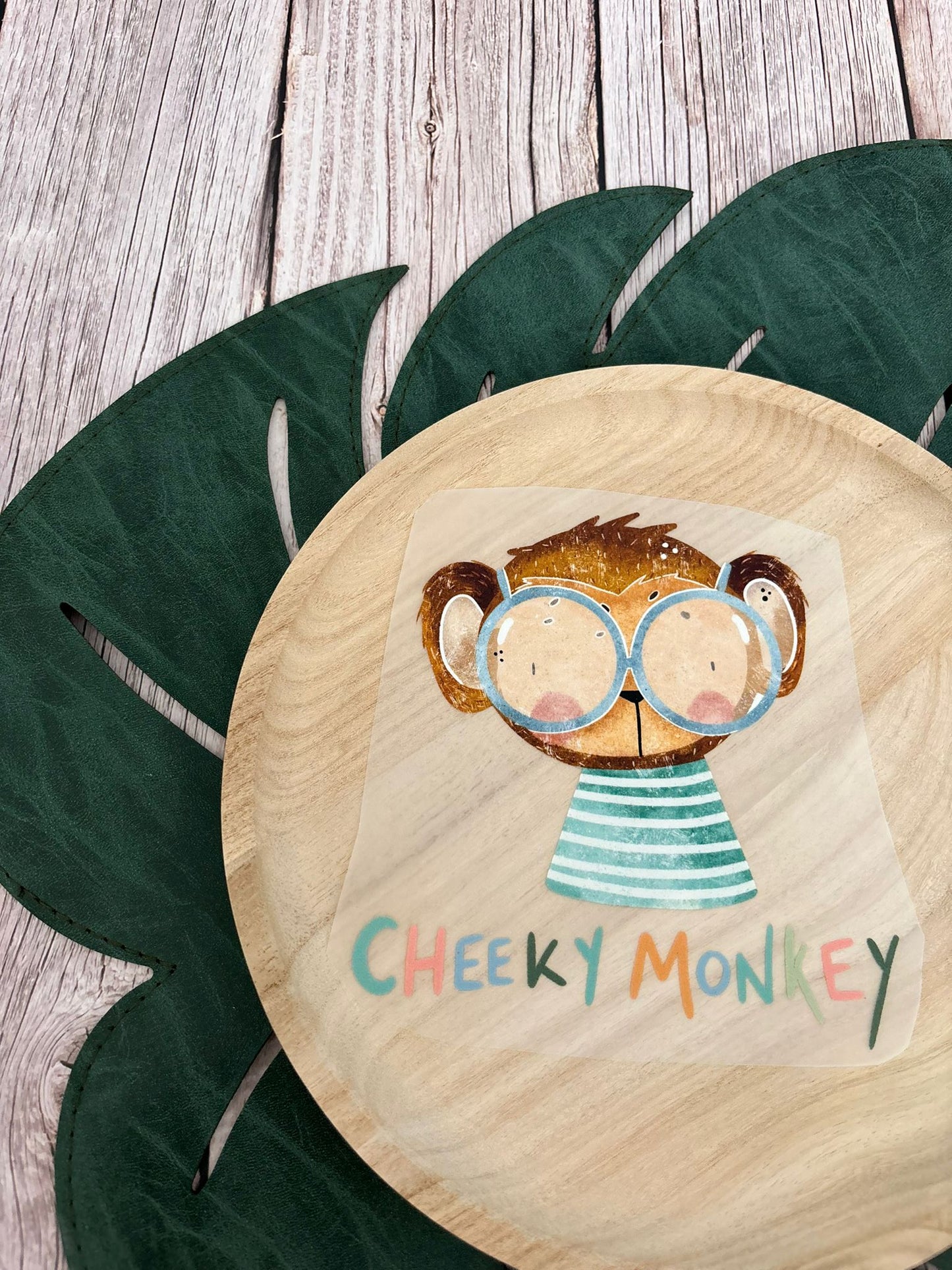 Bügelbild Cheeky Monkey