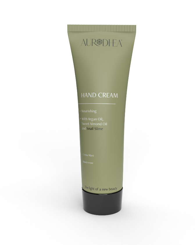 Handcreme mit Schneckenschleim