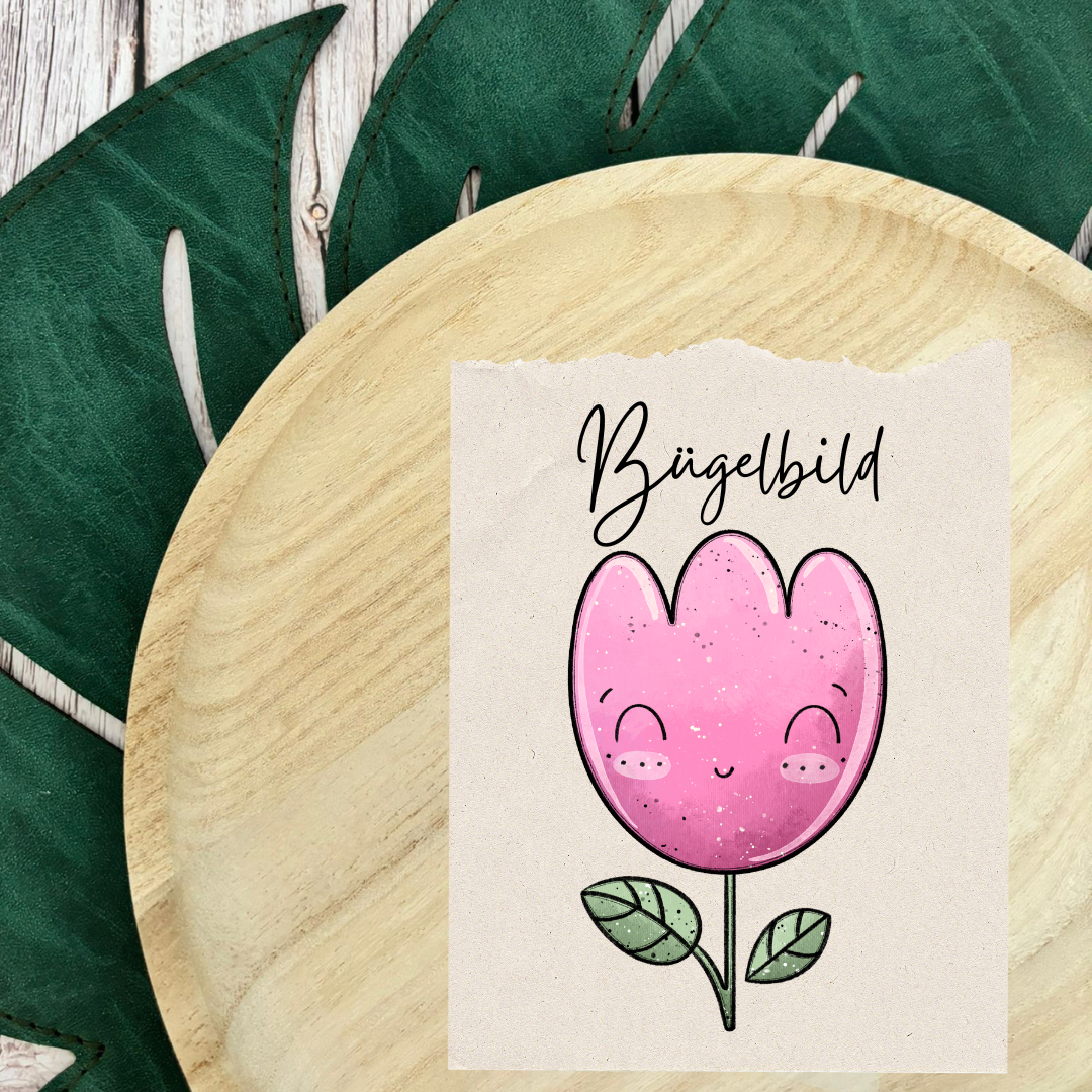Bügelbild Flower Babys