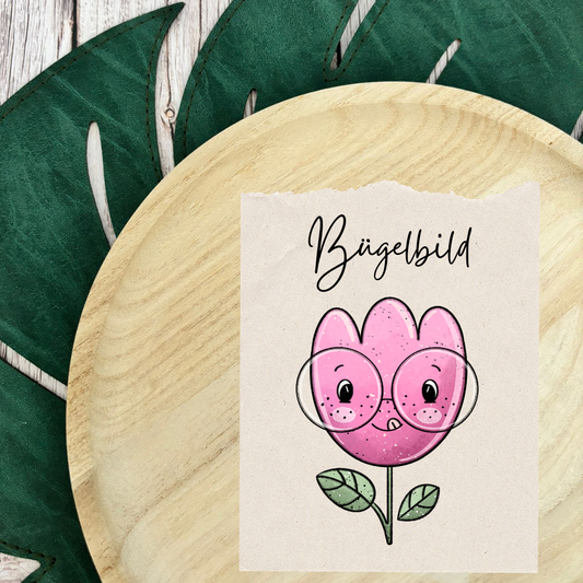 Bügelbild Flower Babys