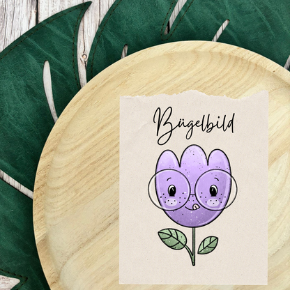 Bügelbild Flower Babys