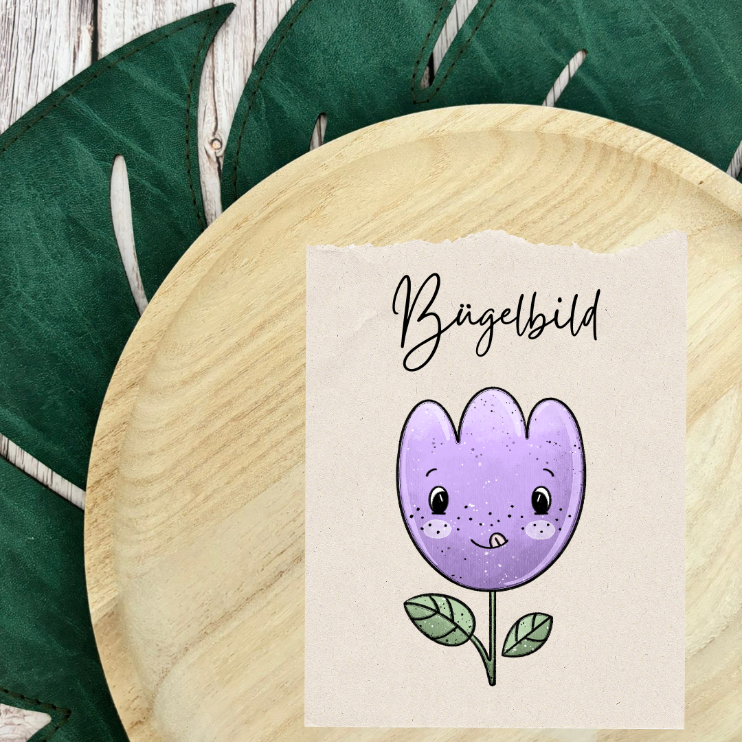 Bügelbild Flower Babys