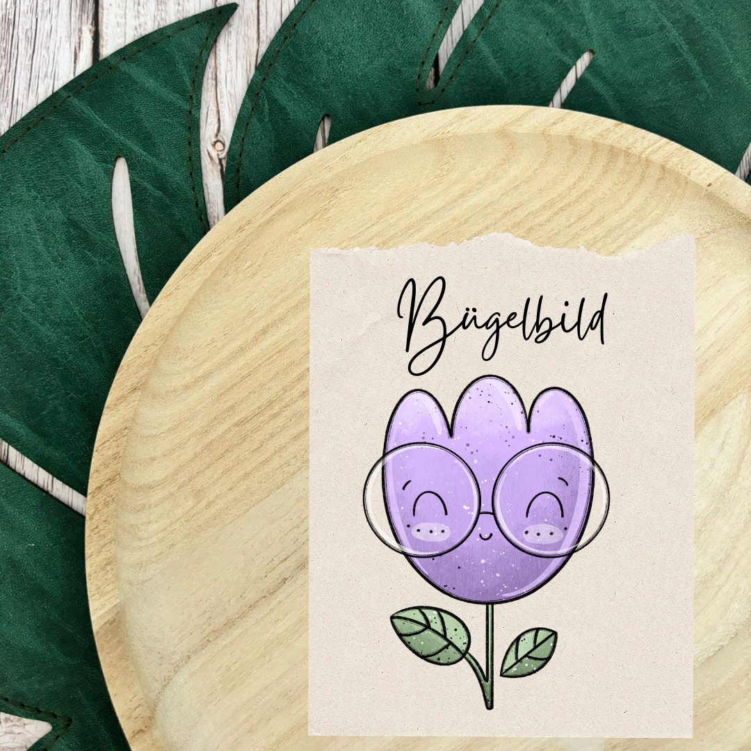 Bügelbild Flower Babys