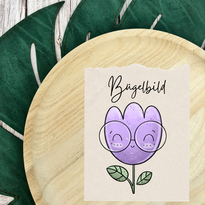 Bügelbild Flower Babys