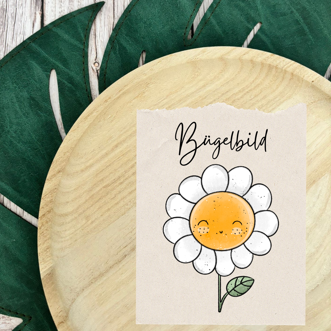 Bügelbild Flower Babys