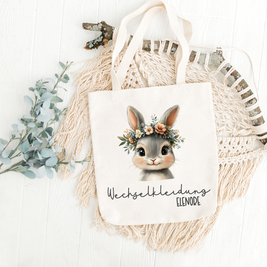 Beutel Wechselkleidung Blumenhase