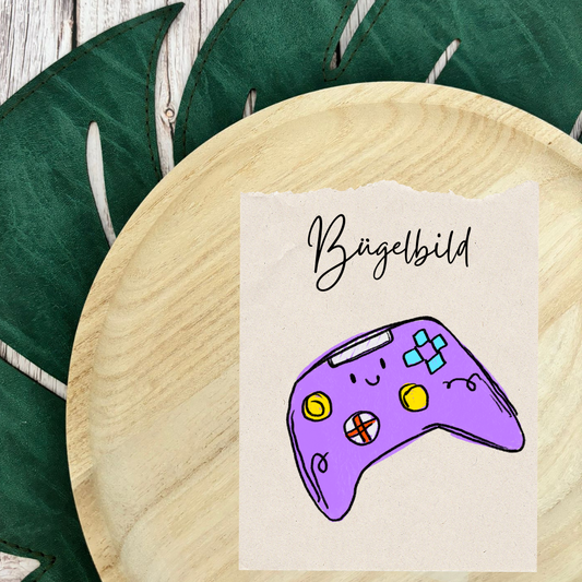 Bügelbild Game Over