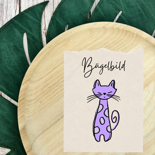 Bügelbild CatScratch