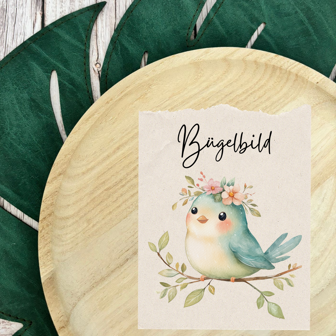 Bügelbild Vögelchen