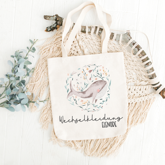 Beutel Wechselkleidung Blumenwal