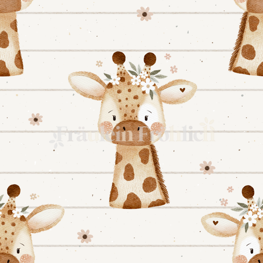 Vorbestellung | Giraffe Mädchen | verschiedene Stoffarten
