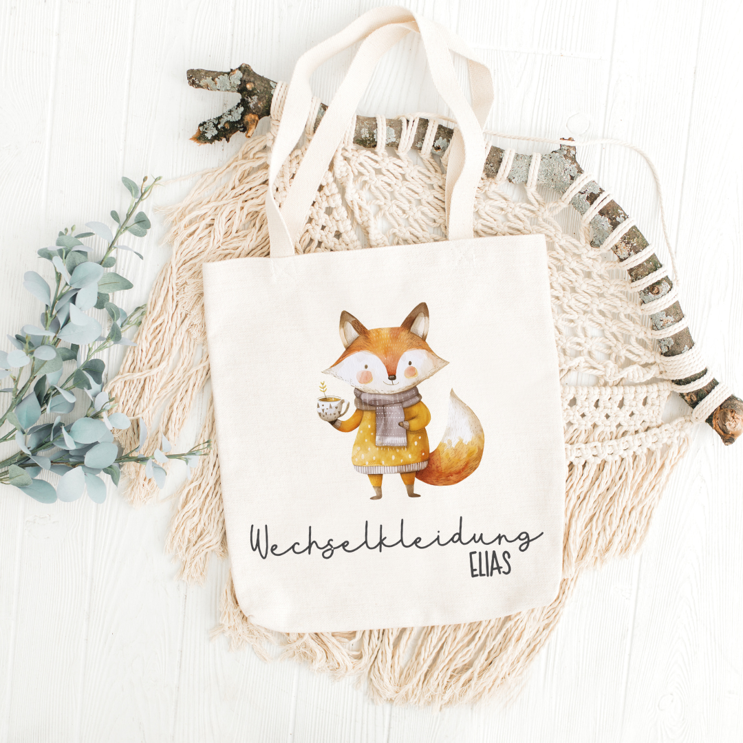 Beutel Wechselkleidung Fuchsi