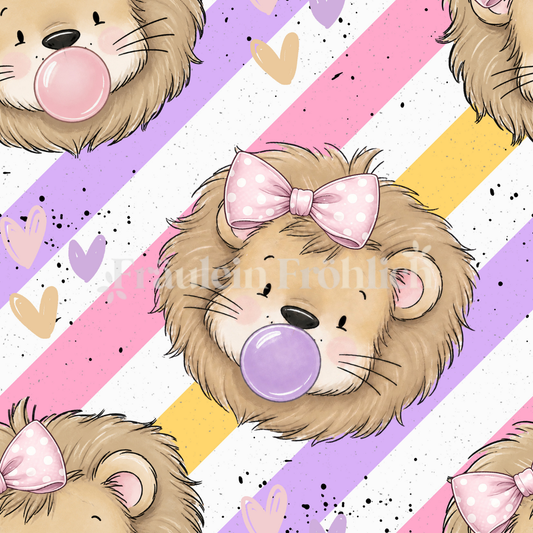 Vorbestellung | Bubble Gum Lioness | verschiedene Stoffarten