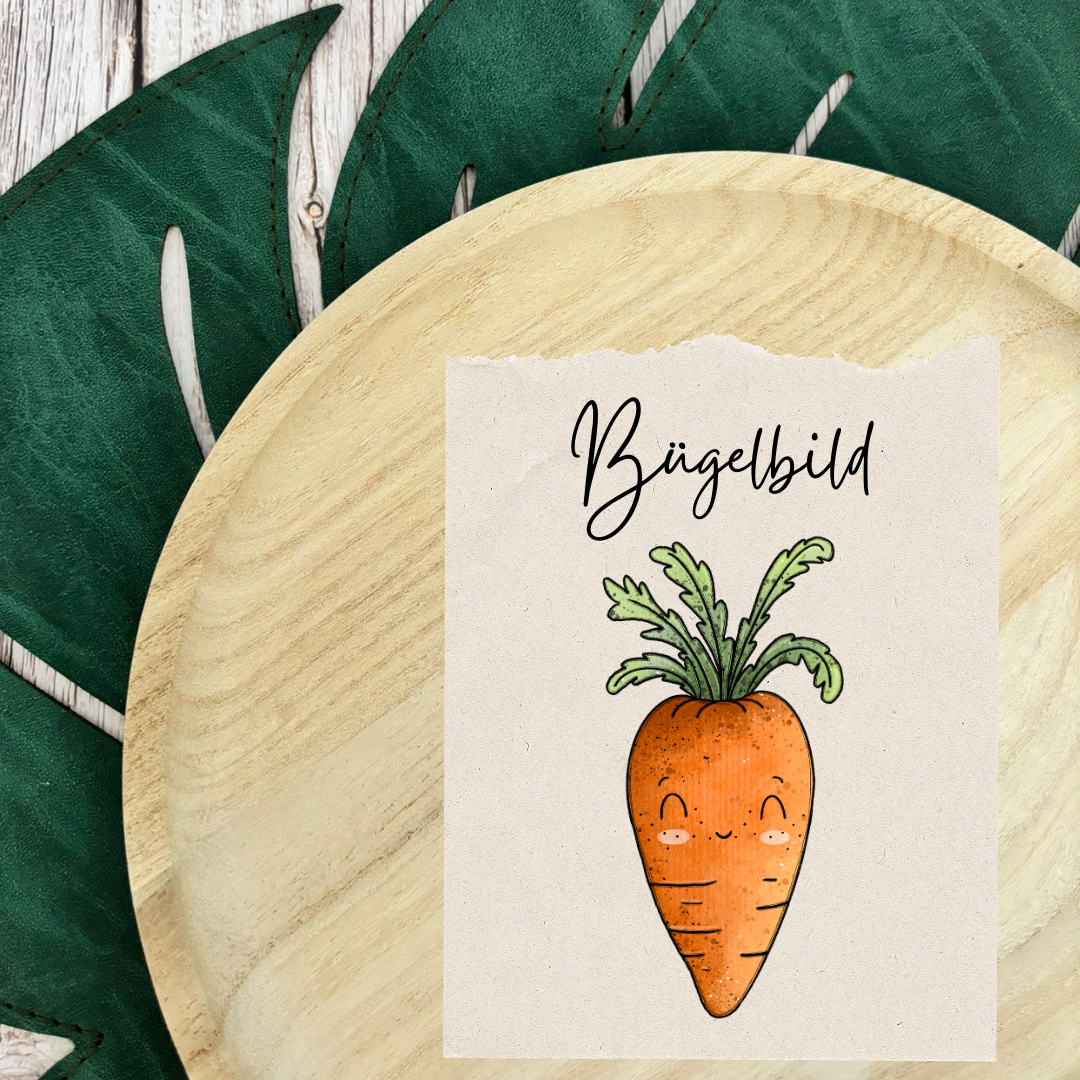 Bügelbild Karotte 3