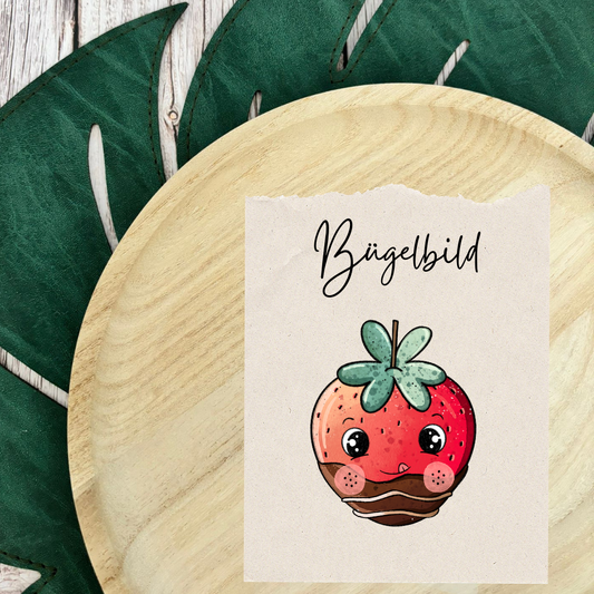 Bügelbild Erbeere 3