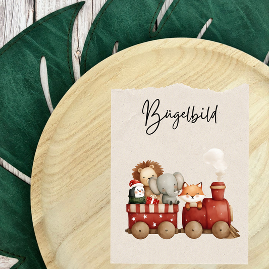 Bügelbild Lokomotive