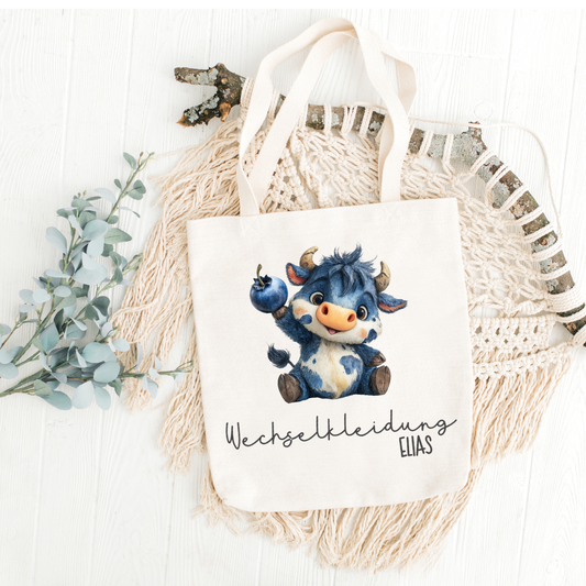 Beutel Wechselkleidung Heidelbeerkuh