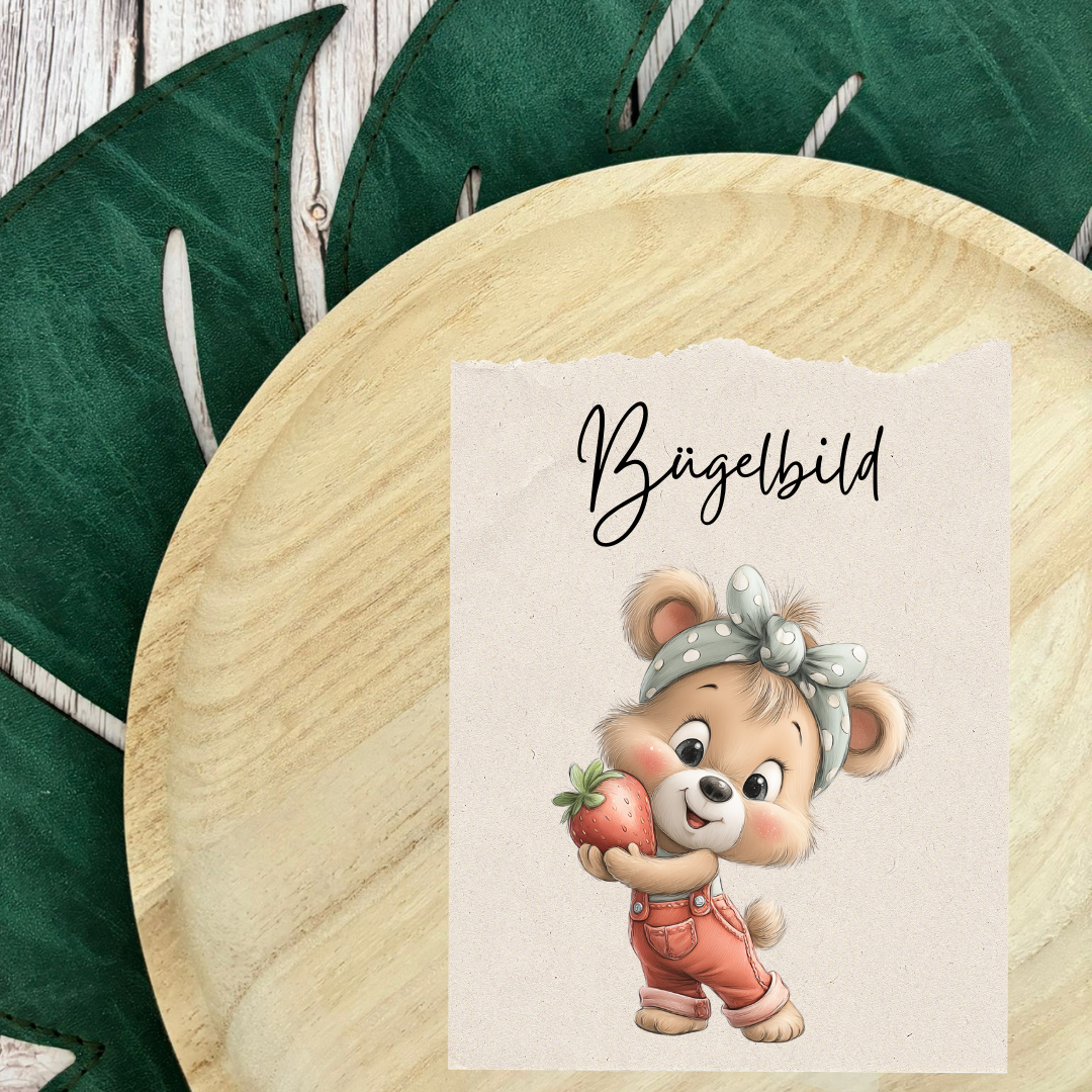 Bügelbild Erdbärchen