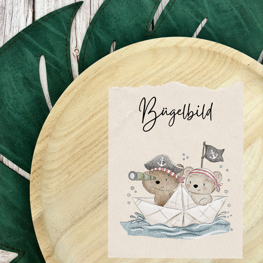 Bügelbild Bärchenpirat