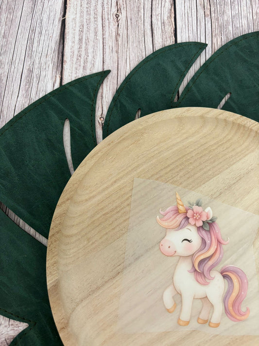 Bügelbild Einhorn