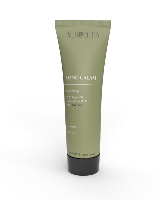 Handcreme mit Schneckenschleim